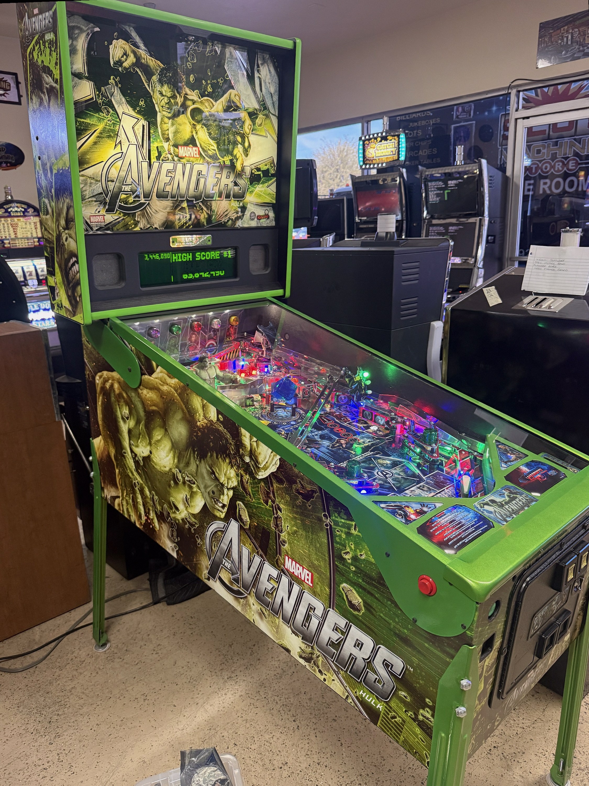 Avengers Hulk Edition Stern Pinball