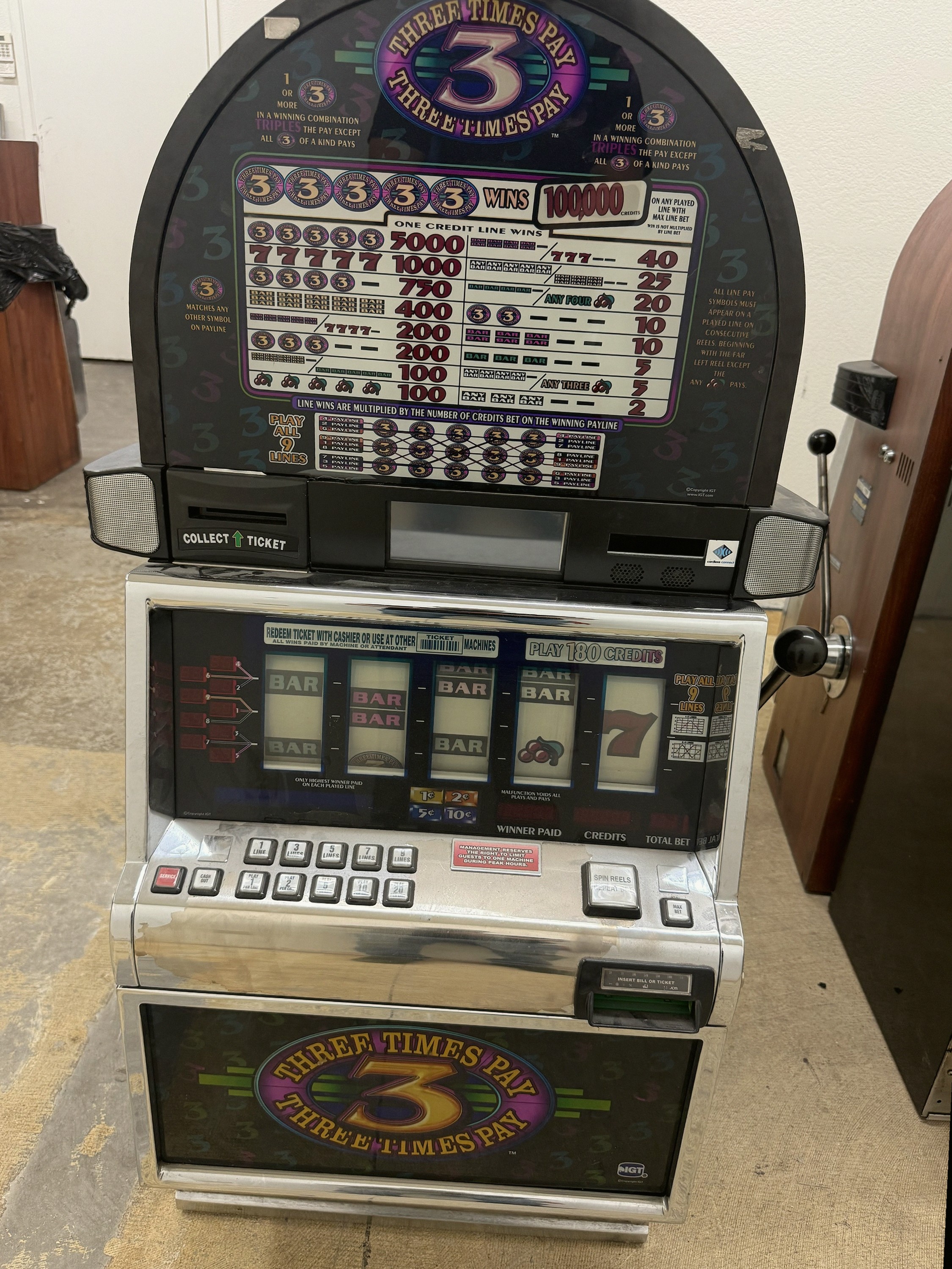 IGT Reel Spinner 3 Times Pay